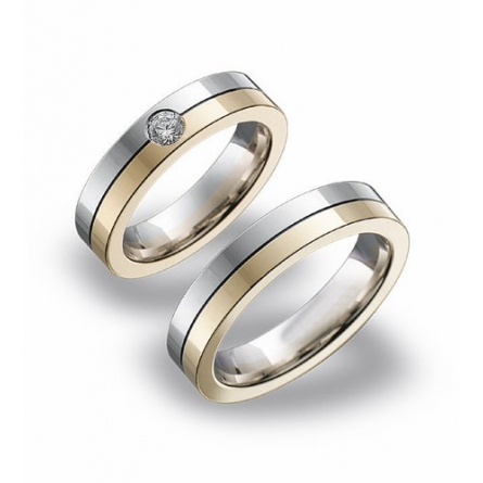 Obrączki ślubne Breuning - 01190 EMOTION