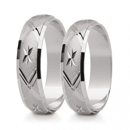 Obrączki z białego złota Stelmach - 020-ST(W)