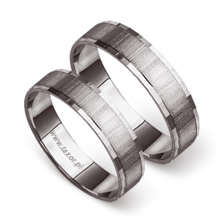 Obrączki z białego złota Stelmach - 023-ST(W)