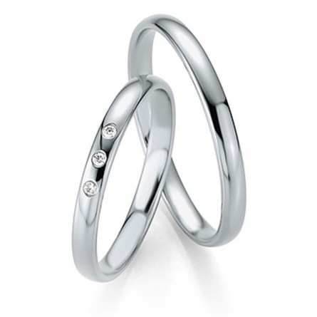 Obrączki platynowe Breuning - 4315 (600) Basic Slim