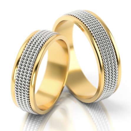 Obrączki ślubne ze złota Stelmach - 066-ST