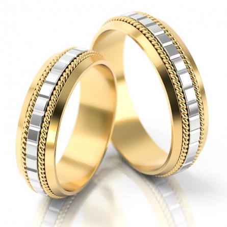 Obrączki ślubne złote Stelmach - 068-ST