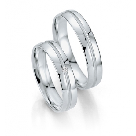 Obrączki platynowe Breuning - 7037 (600) Smart Line