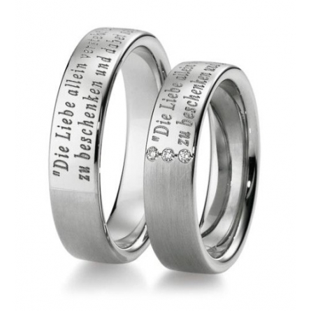 Obrączki ślubne Breuning - 02140(W) PREMIUM