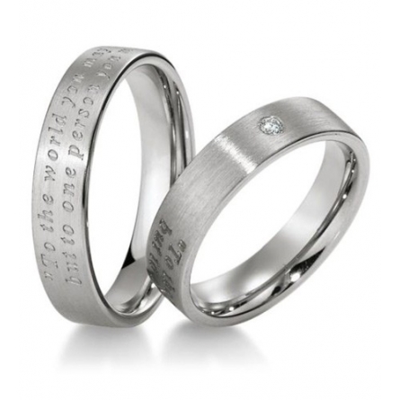 Obrączki ślubne Breuning - 02150(W) PREMIUM