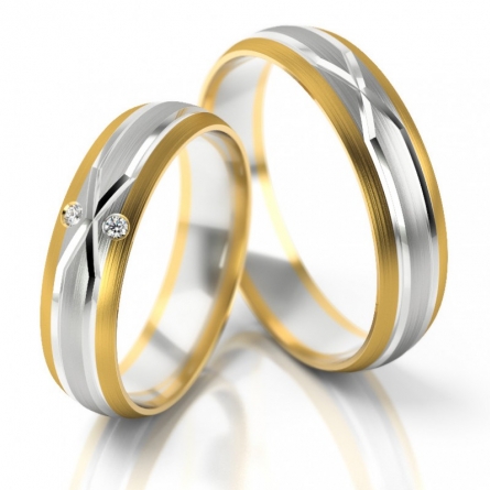 Złote obrączki Stelmach - 235-ST