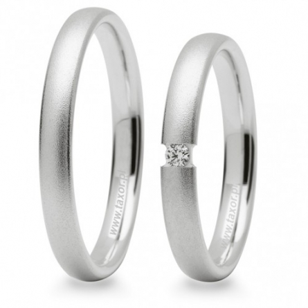 Obrączki z białego złota Stelmach - 260-ST(W)