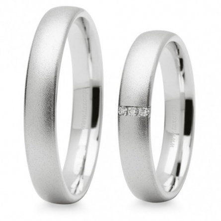 Obrączki z białego złota Stelmach - 261-ST(W)