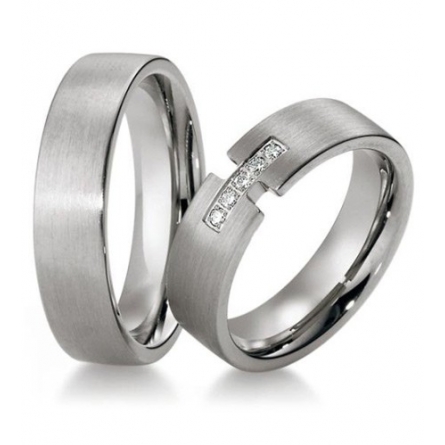 Obrączki ślubne Breuning - 03120(W) PREMIUM