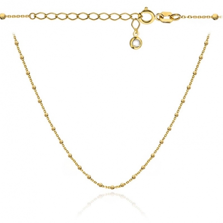 Naszyjnik z diamentowanymi kuleczkami - 3-17-N10484-2