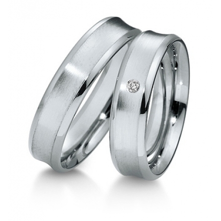 Obrączki ślubne BREUNING - 4073(W) BASIC