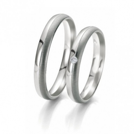 Obrączki ślubne Breuning – Black and White - 6101 B&W