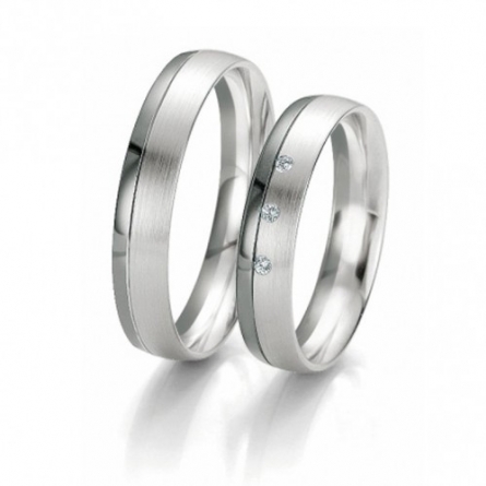 Obrączki ślubne Breuning – Black and White - 6103 B&W