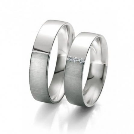 Obrączki ślubne Breuning – Black and White - 6107 B&W