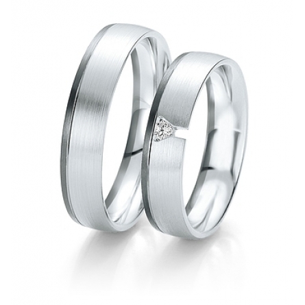 Obrączki ślubne Breuning – Black and White - 6129 B&W