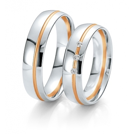 Obrączki złote BREUNING - 6207 RAINBOW