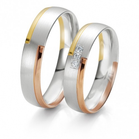 Obrączki złote BREUNING - 6209 RAINBOW