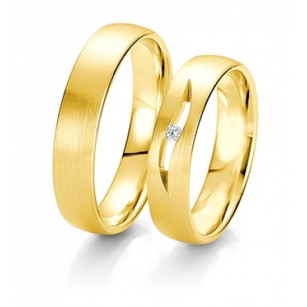 Obrączki złote BREUNING - 6219 RAINBOW