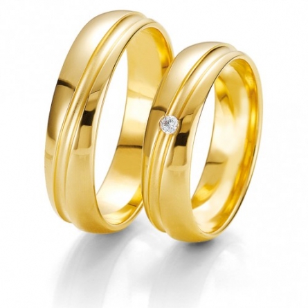 Obrączki złote BREUNING - 6221 RAINBOW