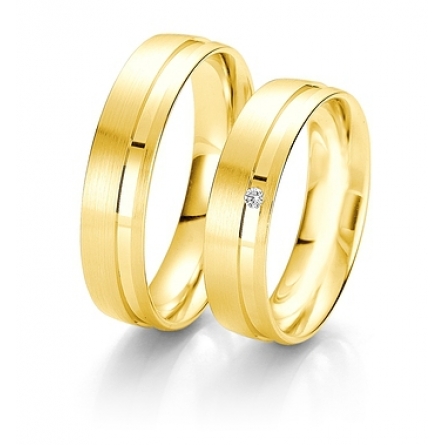 Obrączki złote BREUNING - 6223 RAINBOW