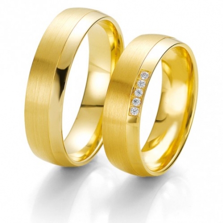 Obrączki złote BREUNING - 6225 RAINBOW