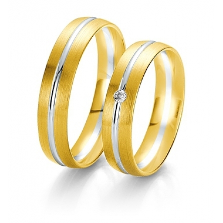 Obrączki złote BREUNING - 6235 RAINBOW