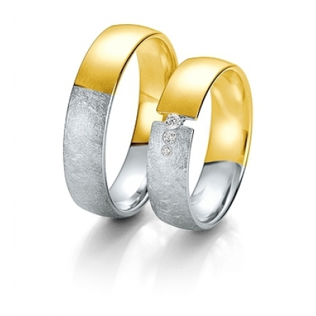 Obrączki złote BREUNING - 6237 RAINBOW