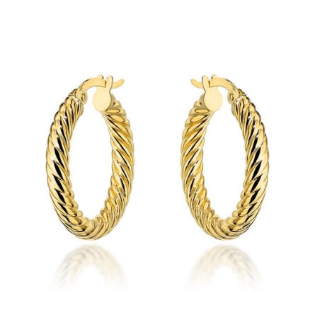 Kolczyki koła plecione - 7-17-K11598-2