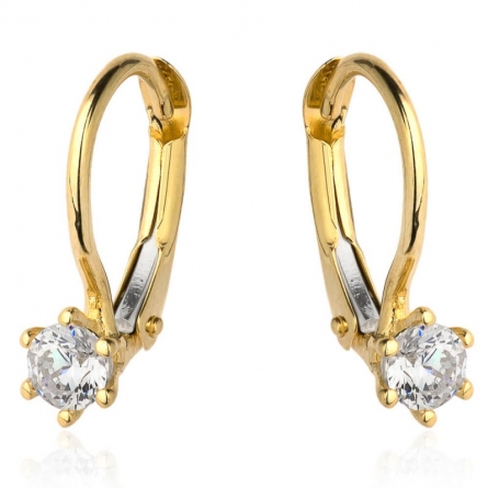 Kolczyki wiszące z cyrkoniami - 7-25-K10917-2