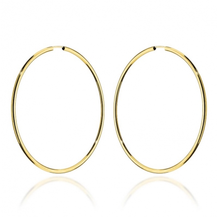 Kolczyki koła gładkie 5 cm - 7-33-K10969-2