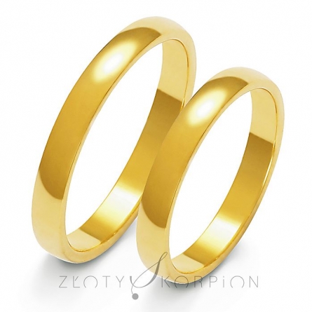 Obrączki ślubne - A-101-ZS
