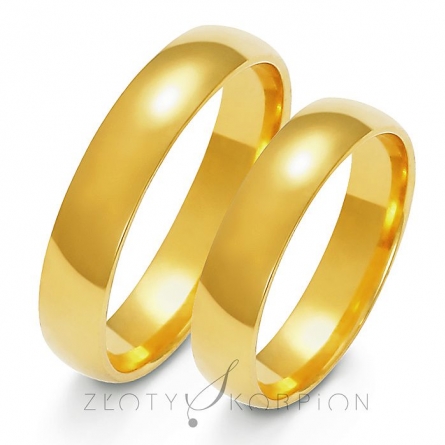 Obrączki ślubne - A-106-ZS