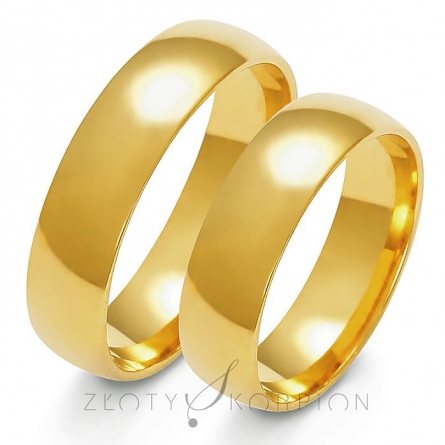 Obrączki ślubne - A-107-ZS