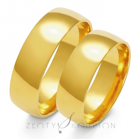 Obrączki ślubne - A-108-ZS