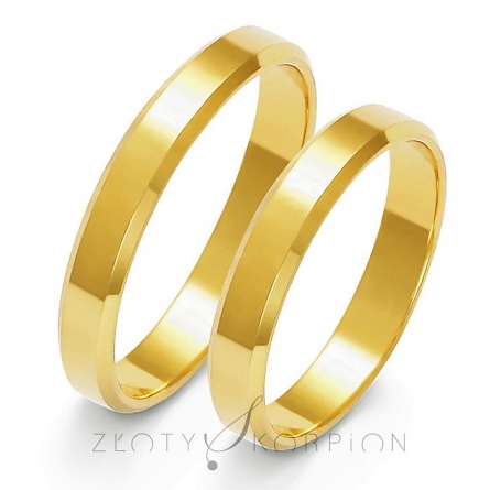 Obrączki ślubne - A-115-ZS
