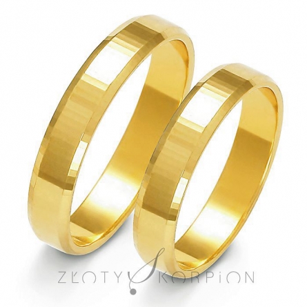 Obrączki ślubne - A-120-ZS