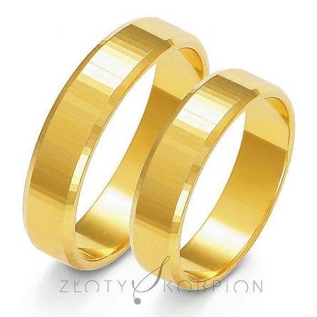 Obrączki ślubne - A-121-ZS