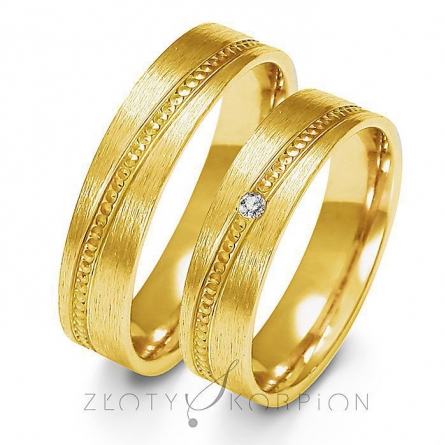 Obrączki ślubne - A-130-ZS