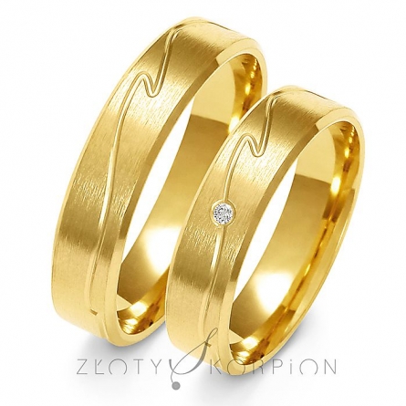 Obrączki ślubne - A-135-ZS