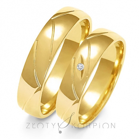 Obrączki ślubne - A-138-ZS