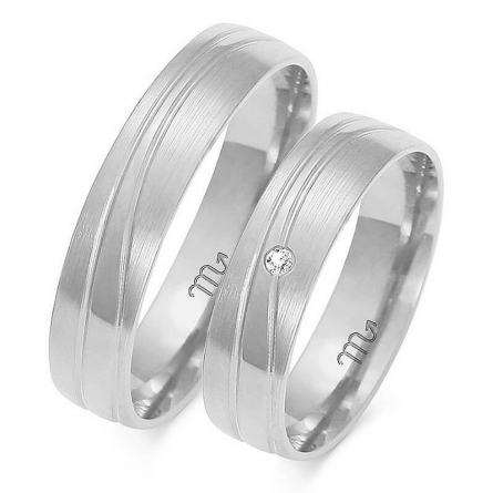 Obrączki ślubne - A-150(W)-ZS