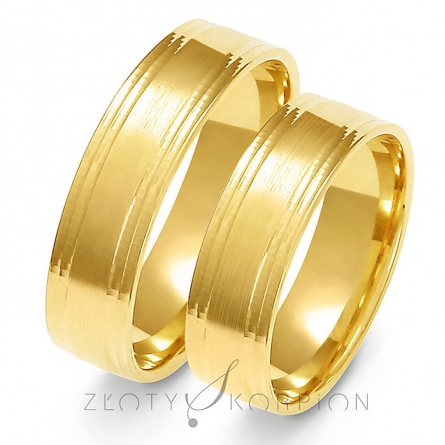 Obrączki ślubne - A-161-ZS