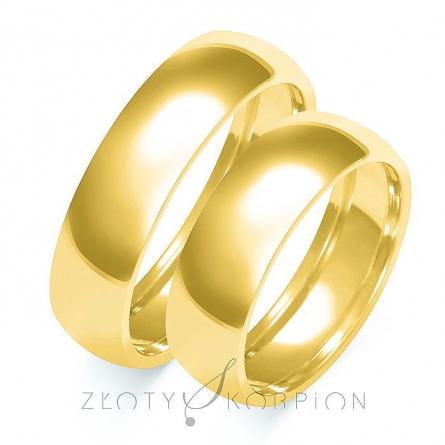 Obrączki ze złota - B-101 ZS