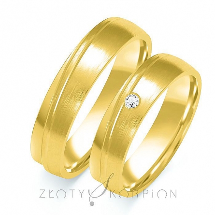 Obrączki ślubne - B-109 ZS