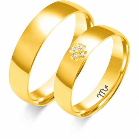 Obrączki ślubne - C-128 ZS