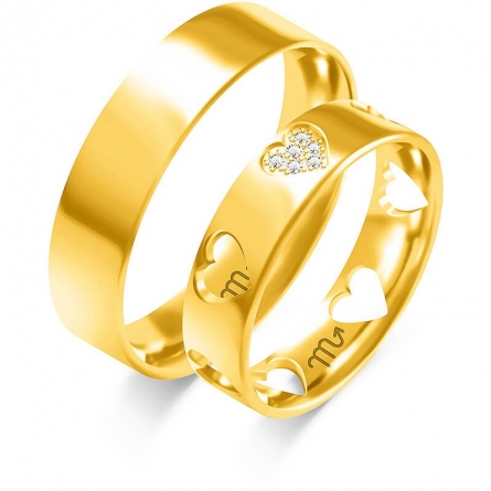 Obrączki ślubne - C-138 ZS