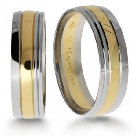 Obrączki ślubne Zirkon - H-008 L