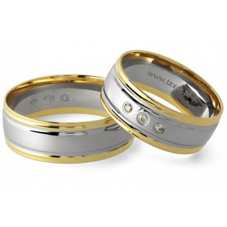 Obrączki ślubne Zirkon - H-033 L