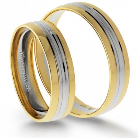 Obrączki ślubne Zirkon - H-035 L