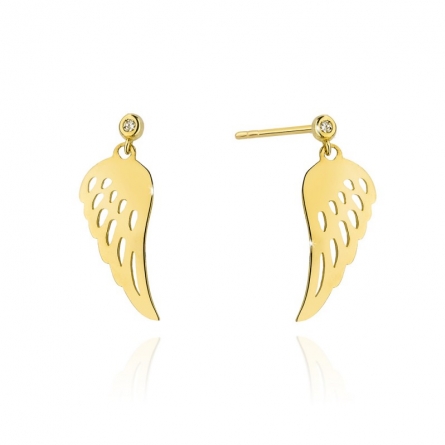 Kolczyki z brylantami skrzydła 0.029 ct - K0050